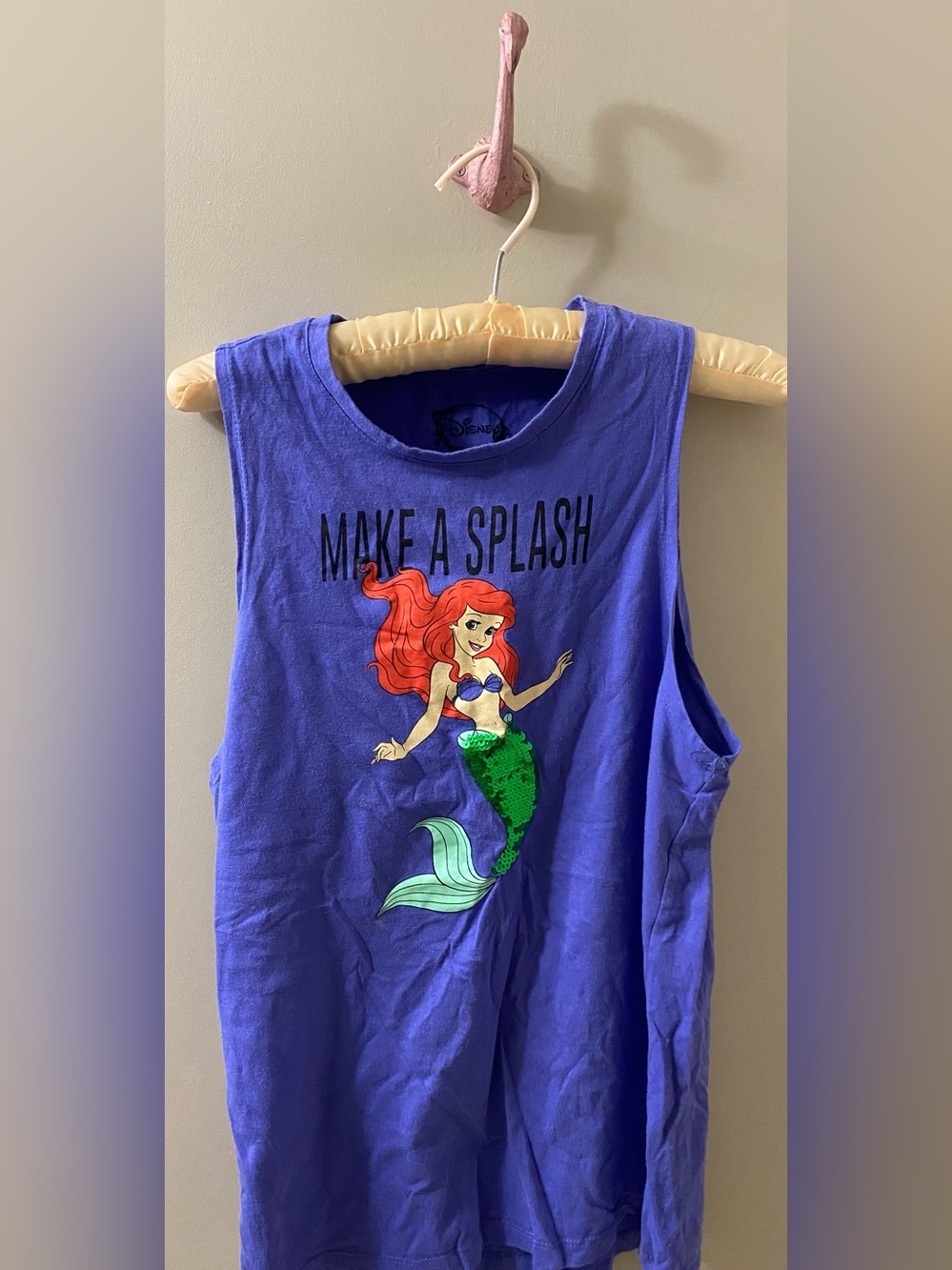 Disney ‘Make a Splash' Purple Ariel Tank Top